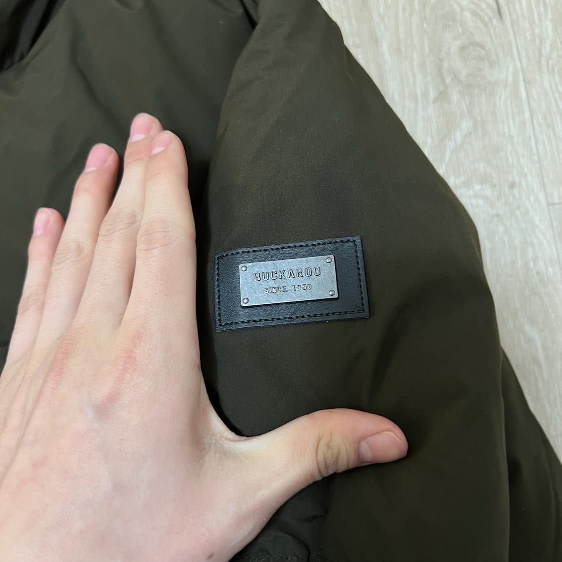 버커루 남성 와펜 덕다운 푸퍼 패딩 L/100  상품이미지4