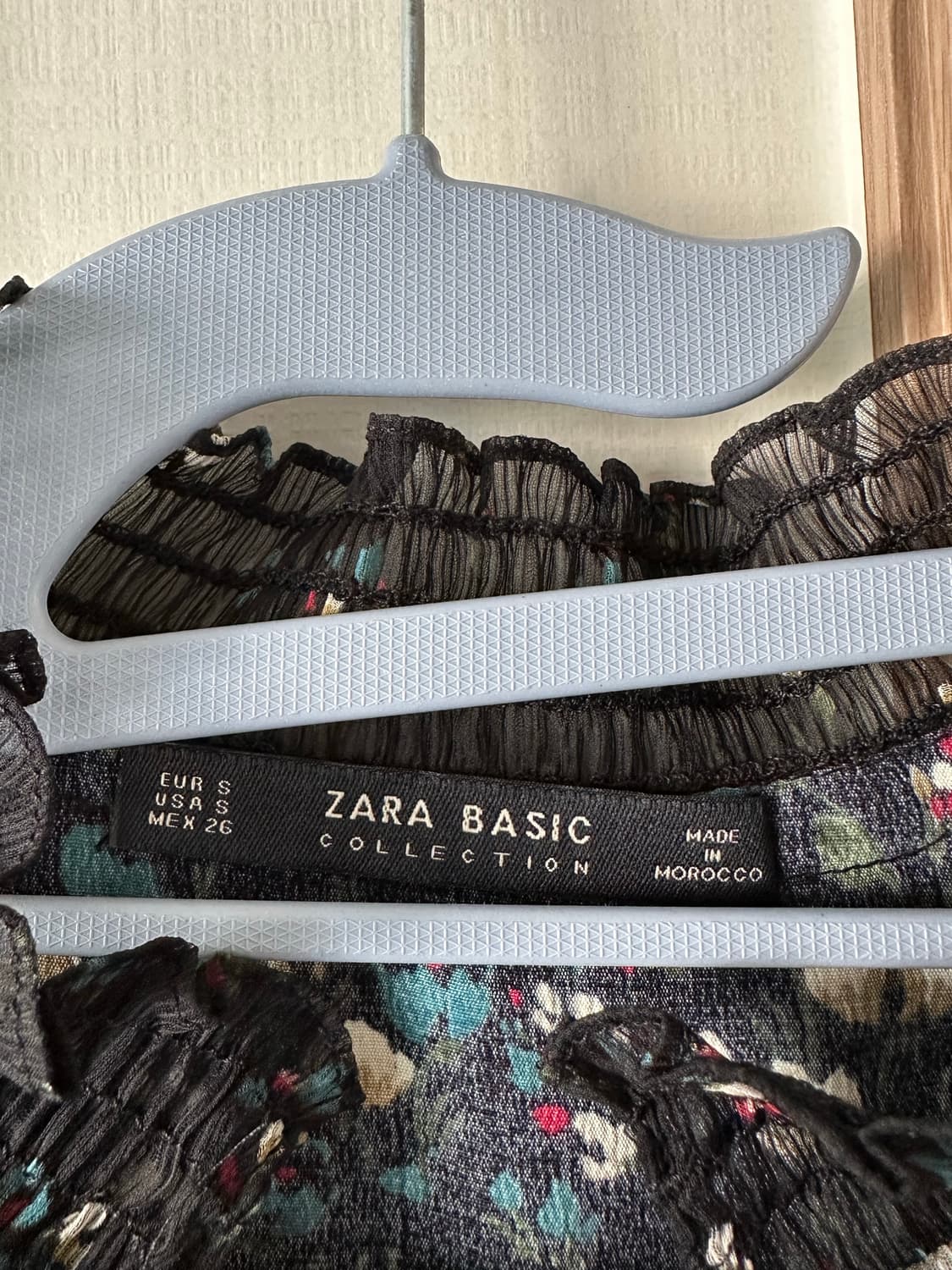 ZARA 자라 베이직 컬렉션 플라워 원피스 S사이즈 상품이미지7