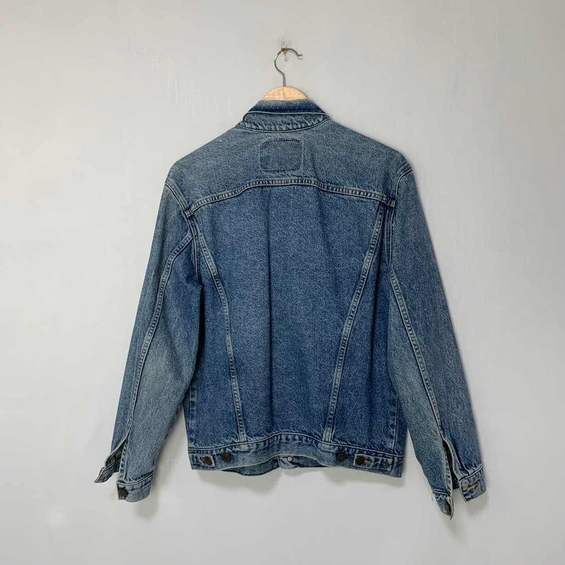 90s 리바이스 빈티지 워싱 데님 중청 자켓 남성 M 남녀공용 상품이미지4