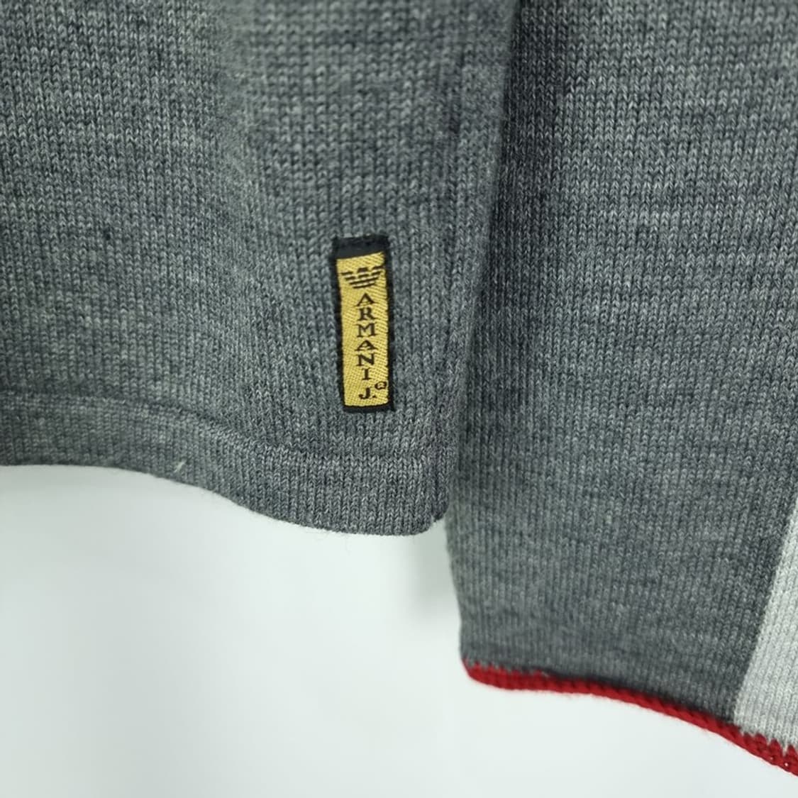[아르마니] 사이드라인 카라리스 슬림핏 니트 집업 가디건 P01526 상품이미지6