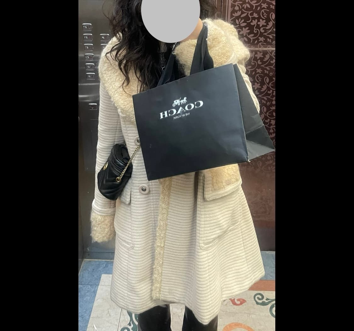 케미컬스포츠 꾸레쥬 플러피 코트 상품이미지1