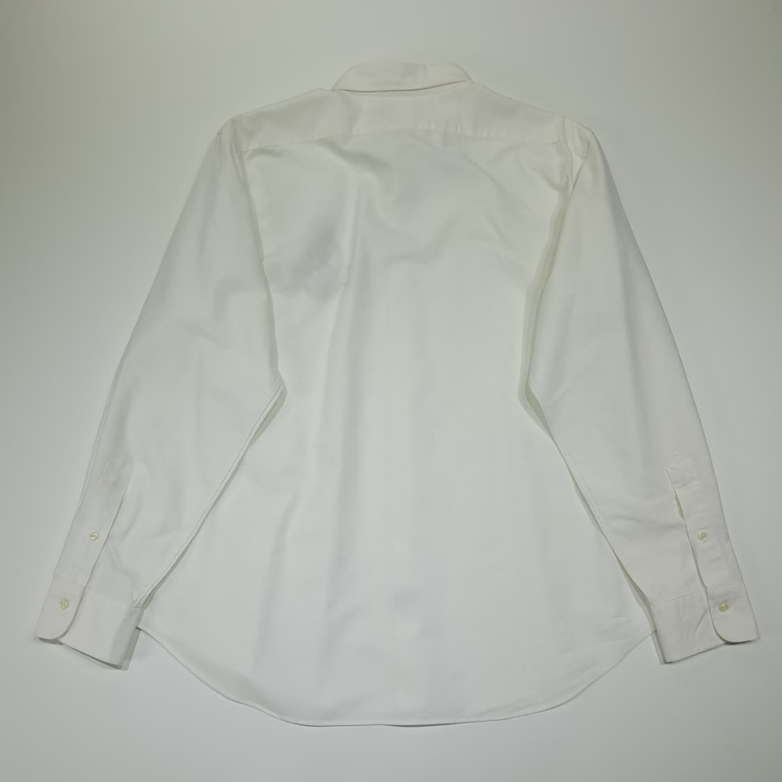 CL480 XL 폴로 90s 코튼 빅크레스트 클럽칼라 화이트 셔츠 남방 상품이미지6