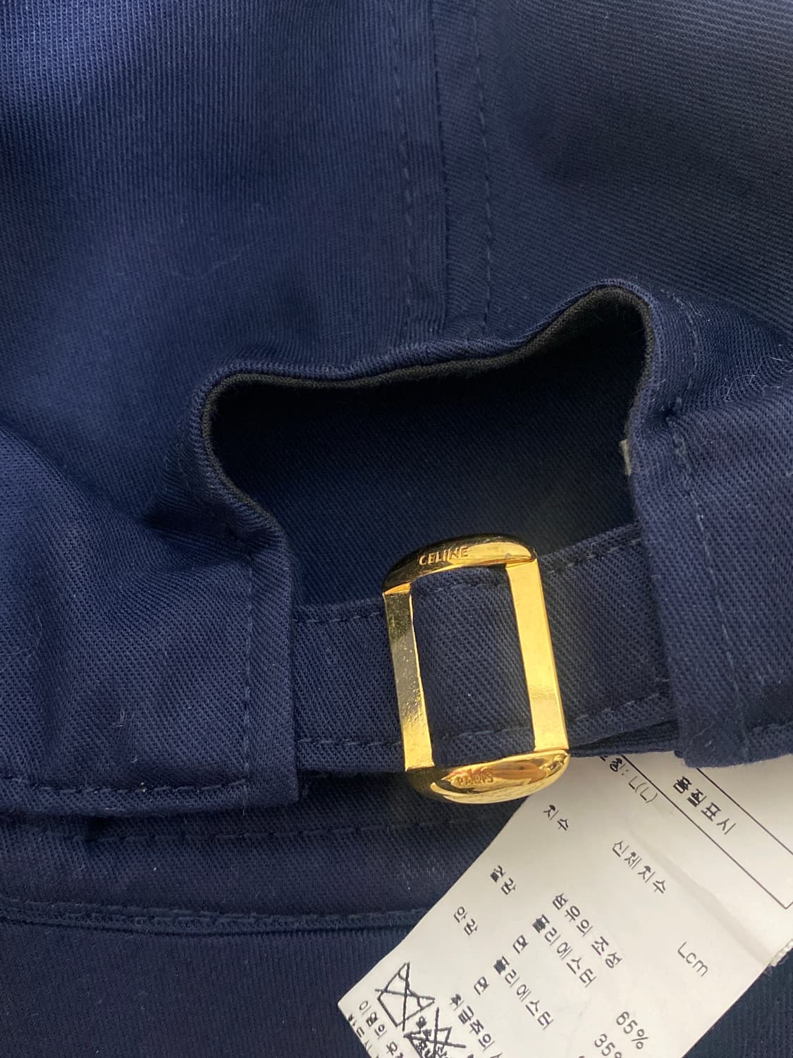 Celine 셀린느 네이비 모자 볼캡 정품 L사이즈 상품이미지7