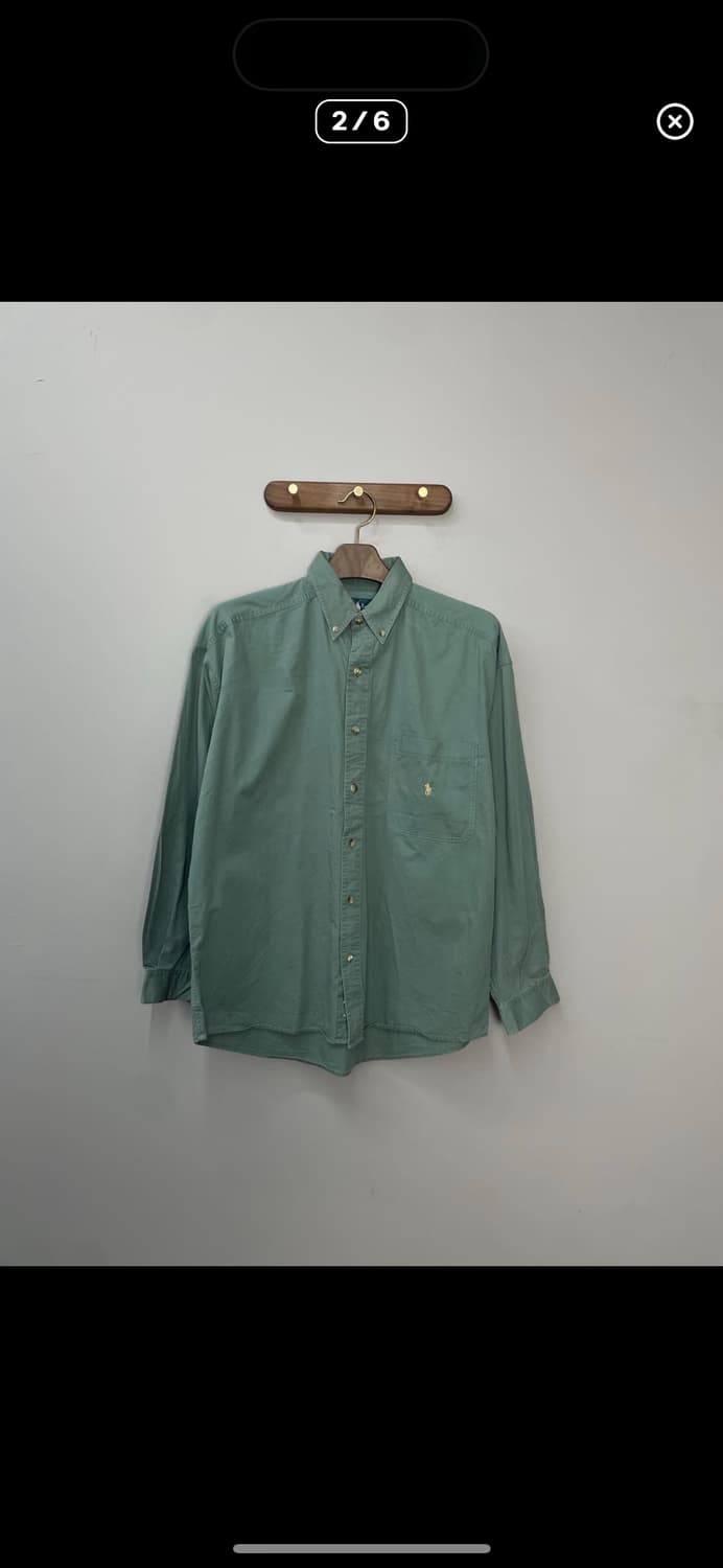 폴로랄프로렌 그린 포켓 셔츠 A2951 상품이미지2
