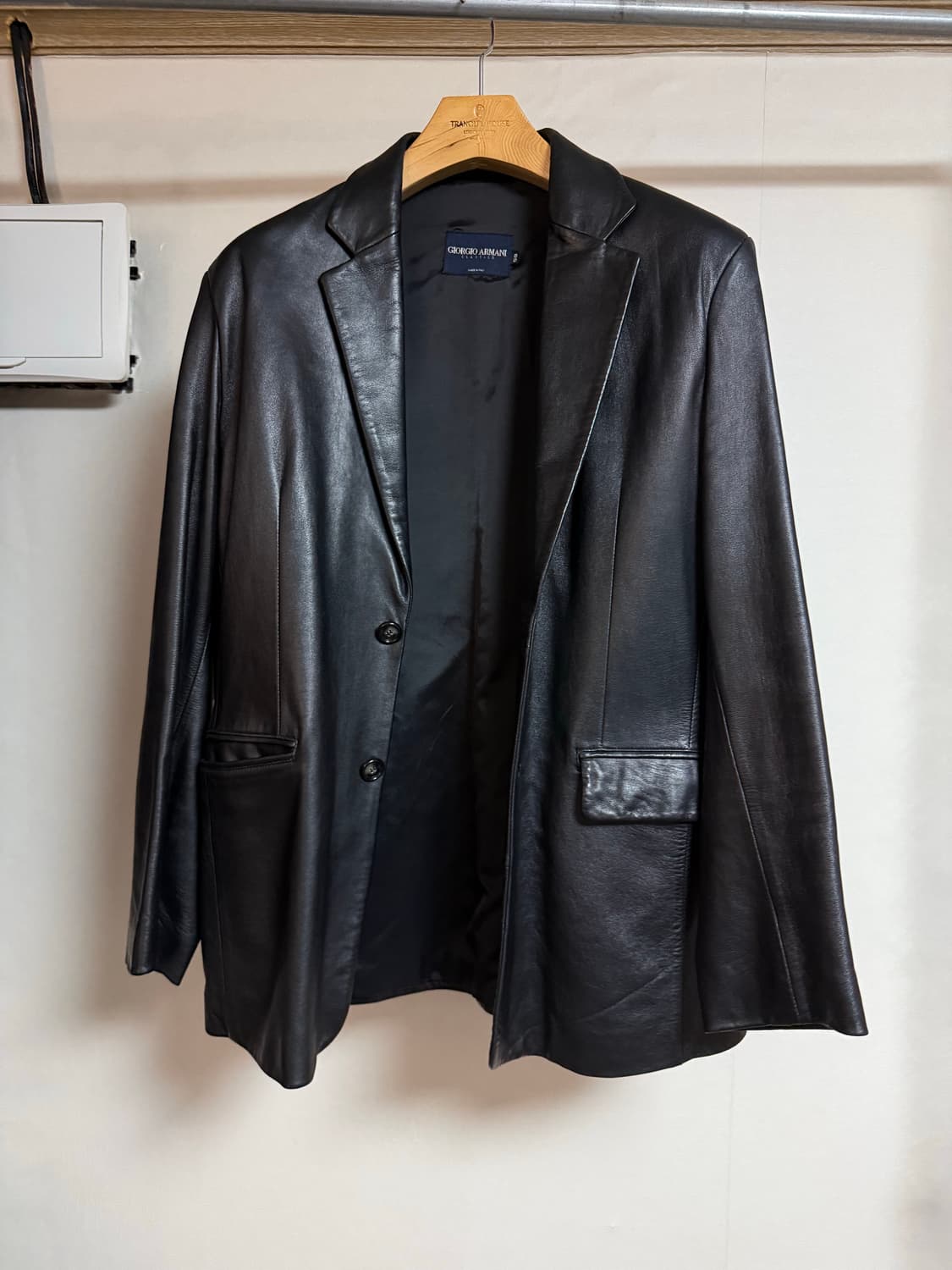 조르지오 아르마니 클라시코 가죽 블레이저 상품이미지8