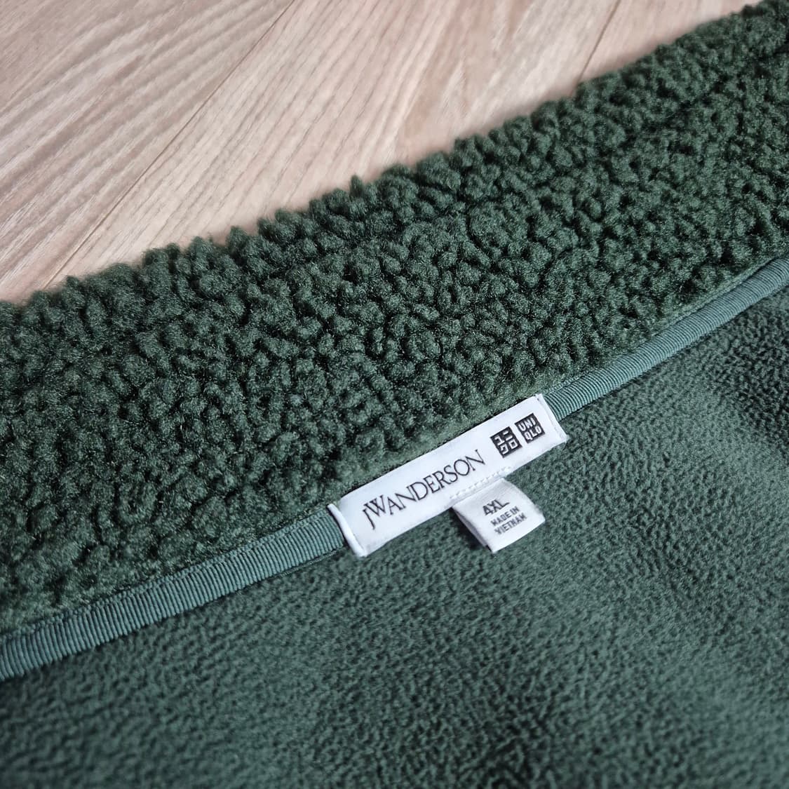 유니클로 / JW앤더슨 헤비후리스 다크그린 / 4XL 상품이미지9