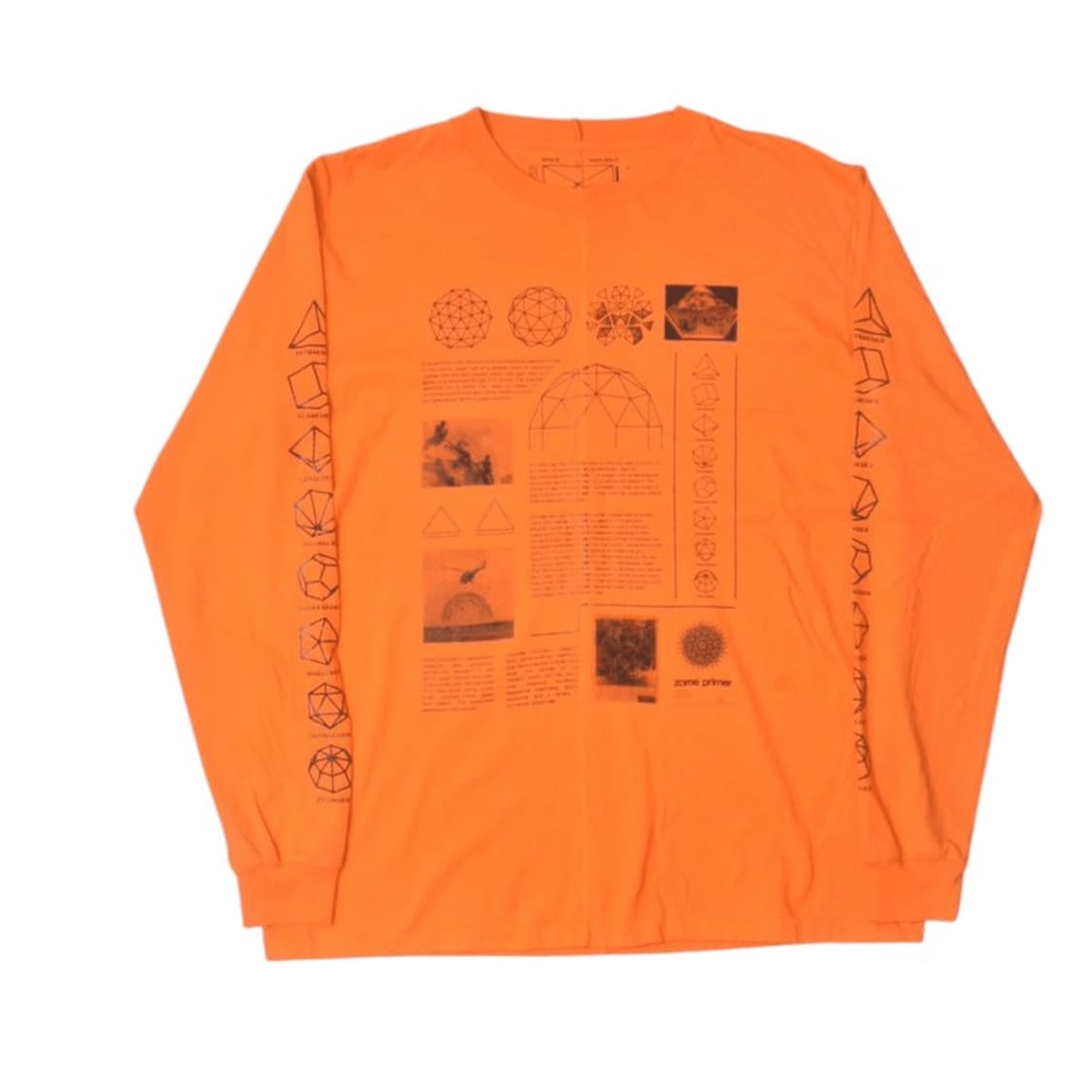 스페이스 어베일러블 소매 프린팅 긴팔 슬리브 티셔츠 L  상품이미지1