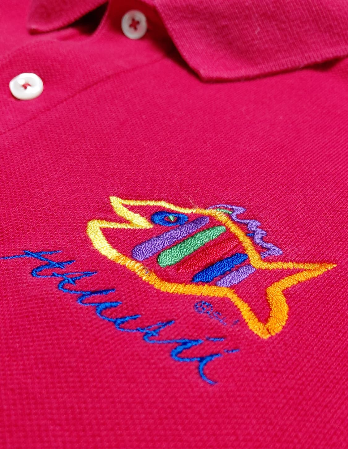 [L] 90s SGT. LEISURE 자수 카라티 Made in USA 상품이미지9