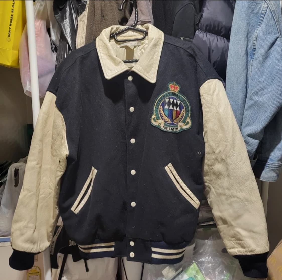 The Limited 크레스트 울레더 카라 바시티 자켓 상품이미지2