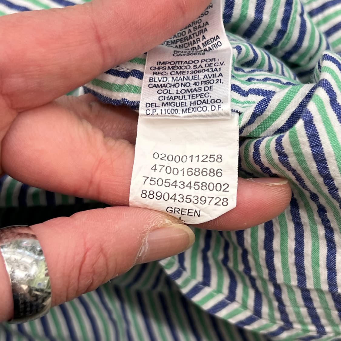 챕스랄프로렌 시어서커 하프셔츠 r3793 상품이미지8