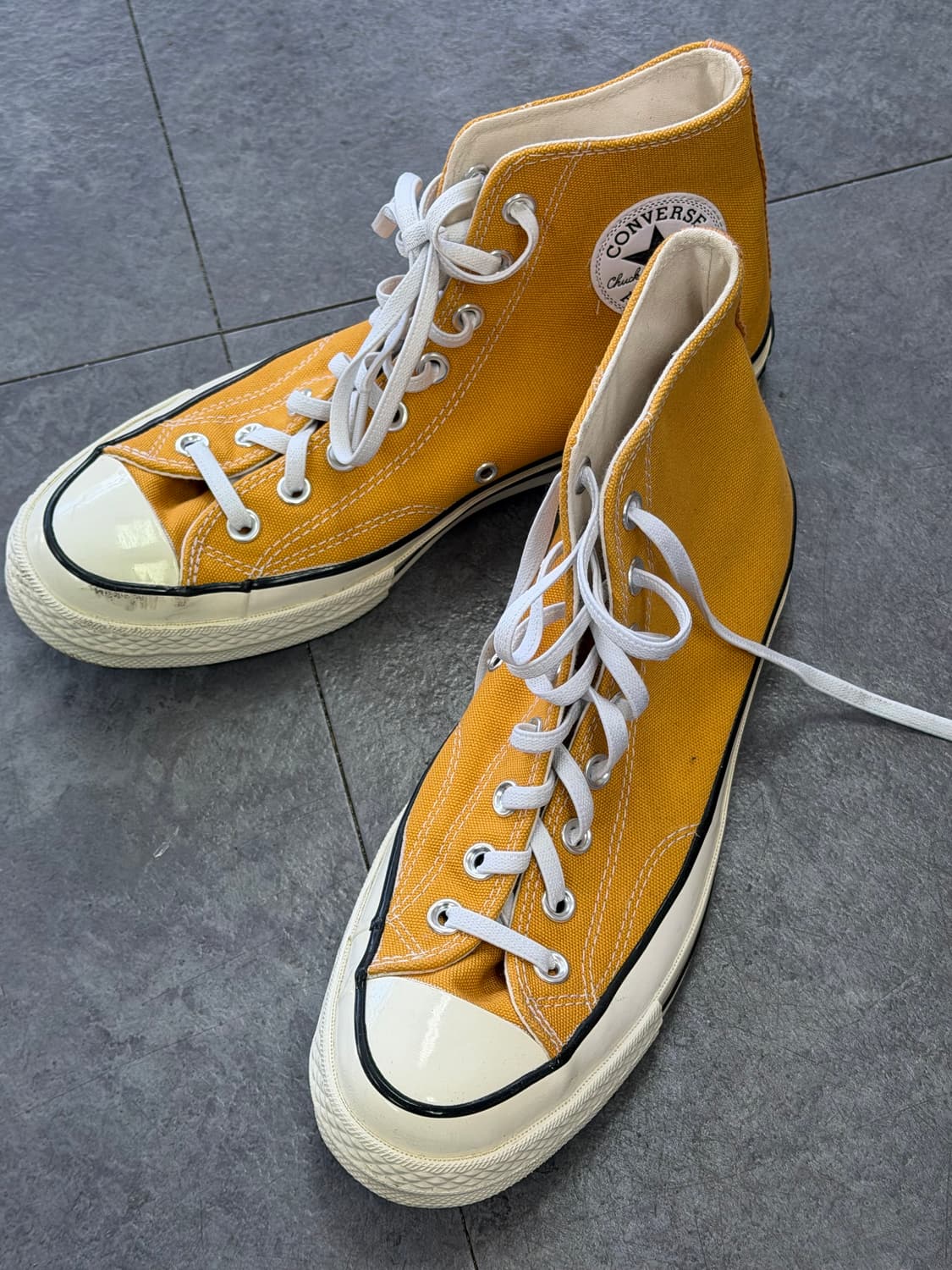 척테일러 컨버스 하이 260 옐로우 노랑 상품이미지1