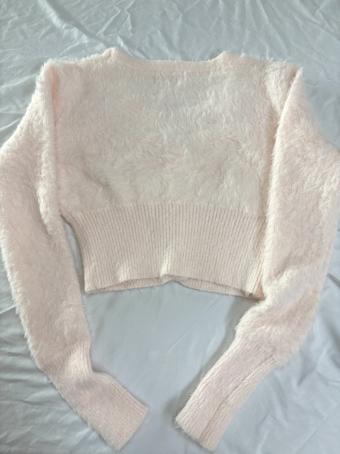 클리시어 딸기우유깔 코튼 캔디 브이넥 가디건 상품이미지2