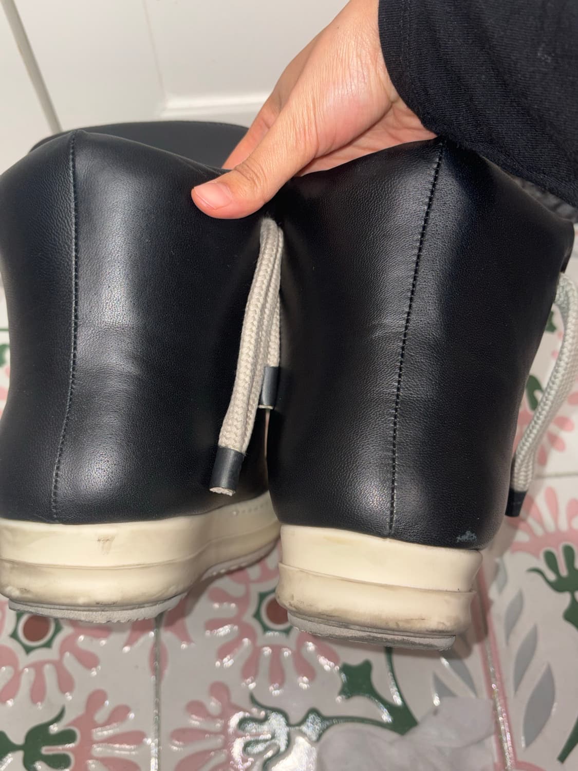 릭오웬스 점보레더 스니커즈 상품이미지3