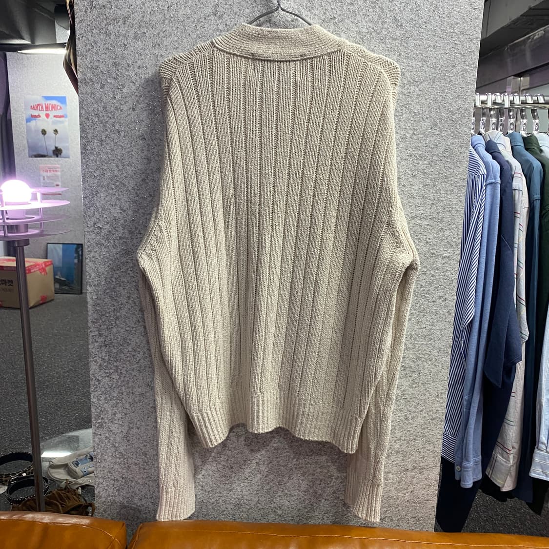 세터 파로 아이보리 부클 가디건 B4009 상품이미지5