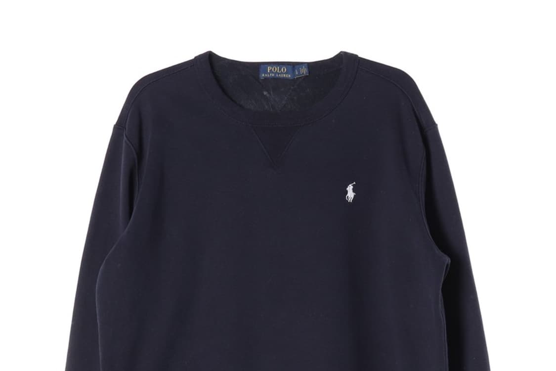 폴로 랄프로렌 네이비 V넥 가셋 맨투맨 L 상품이미지3