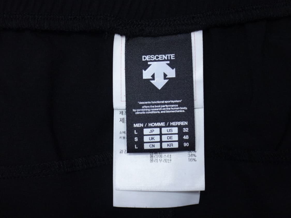 (32인치) DESCENTE 데상트 남성 블랙 쇼츠 상품이미지7