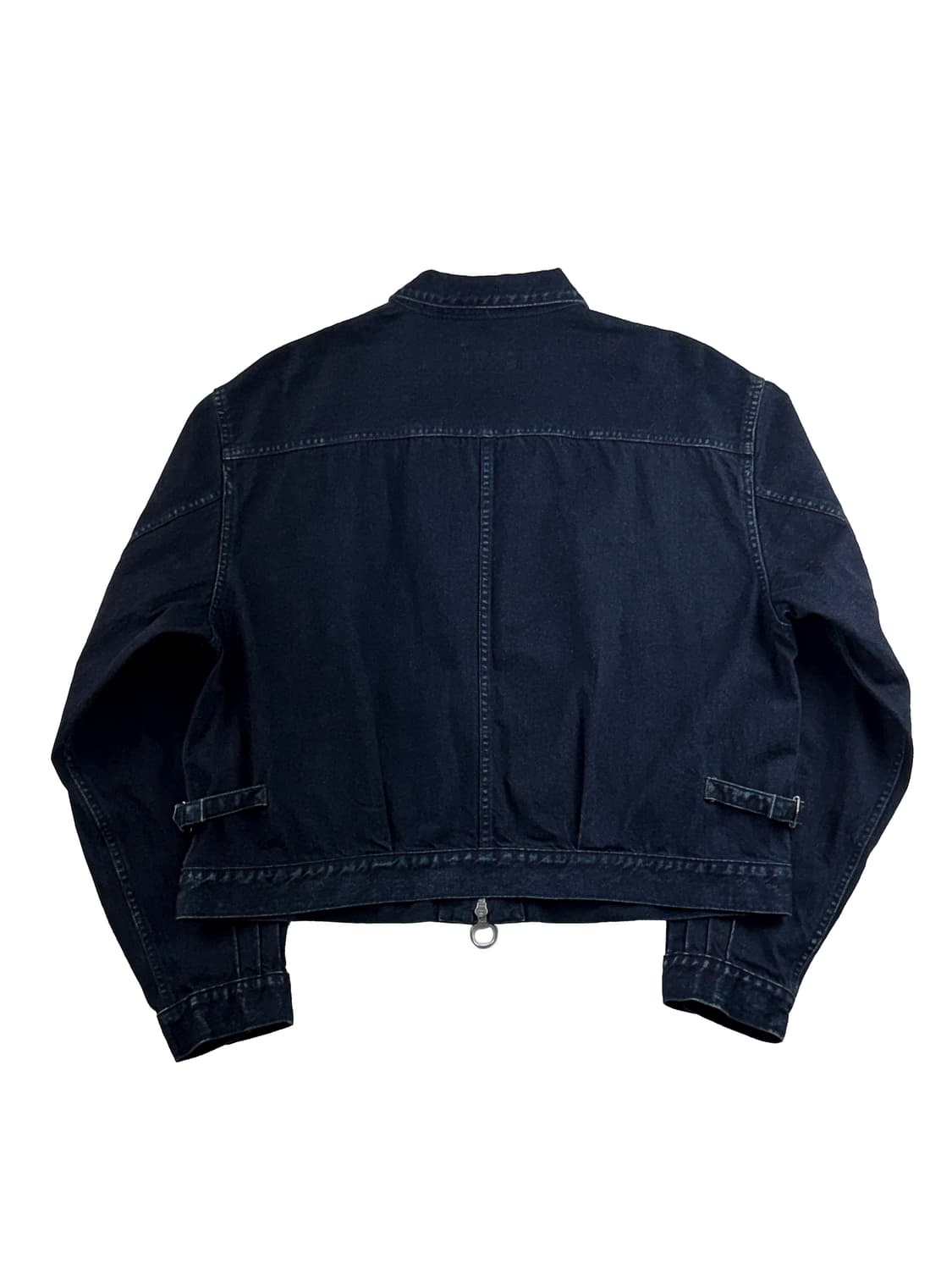 캐피탈 12온즈 야가수리 자카드 데님 치마요 드리즐러 자켓 인디고 상품이미지2