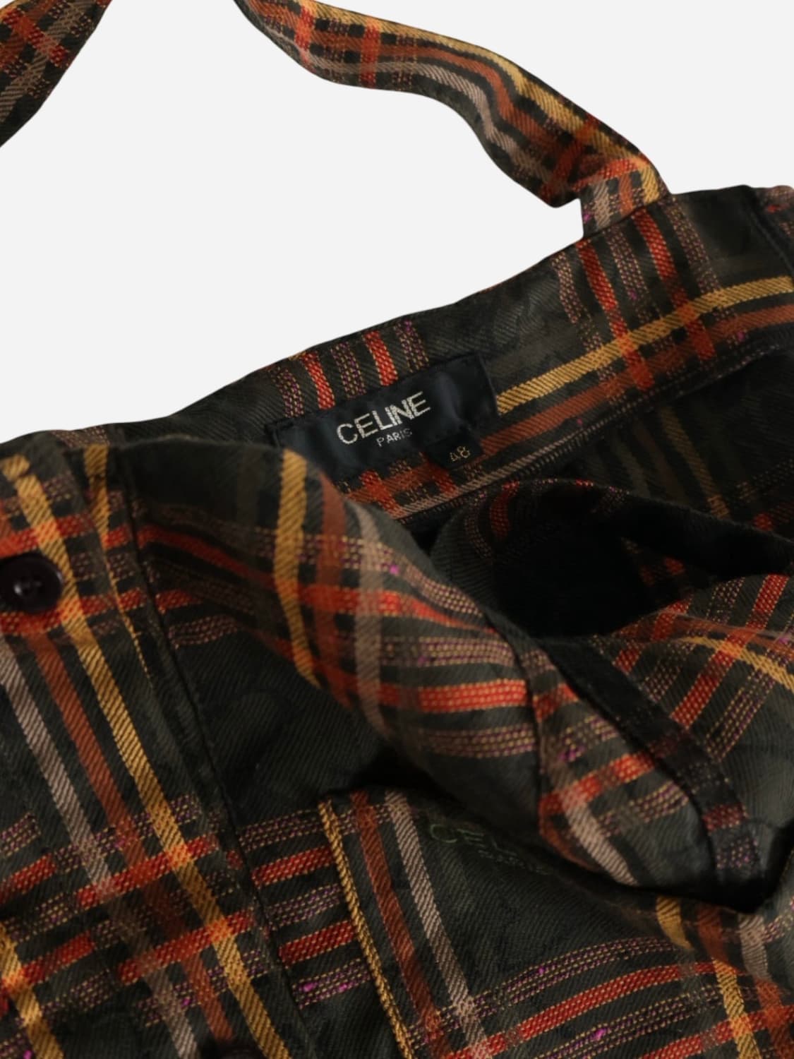 CELINE Paris Checkered Reform Strap Top 상품이미지7