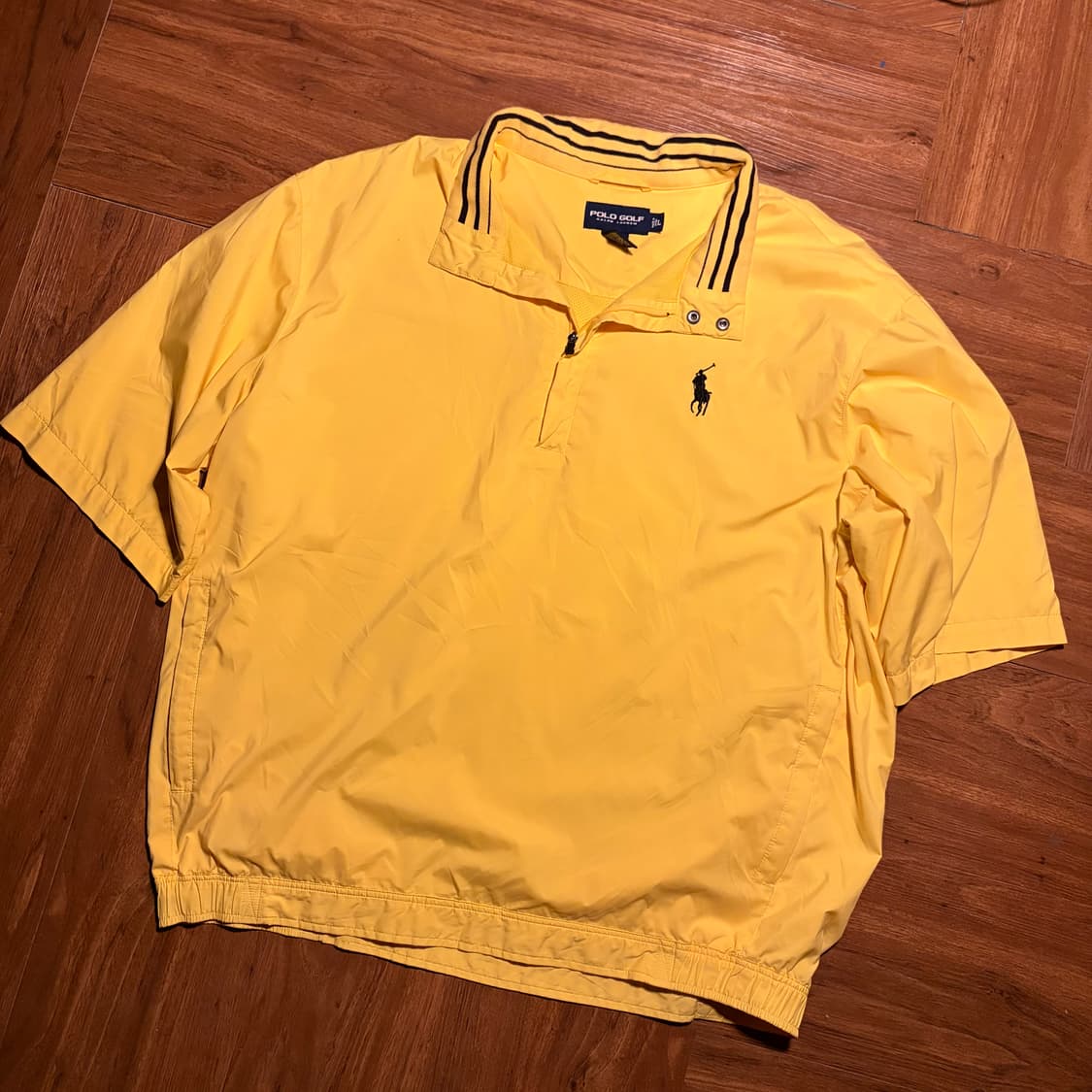 Polo ralph lauren golf yellow half shirt 상품이미지3