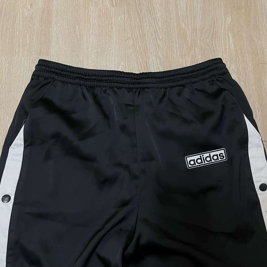 아디다스 사이드 라인 스냅 버튼 트랙팬츠 [블랙] M 상품이미지2