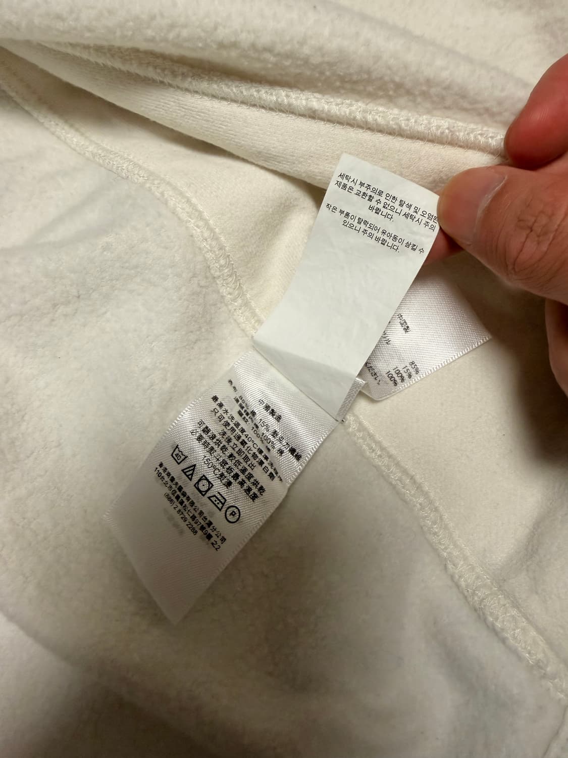 폴로 빅포니 후드집업 화이트 상품이미지7