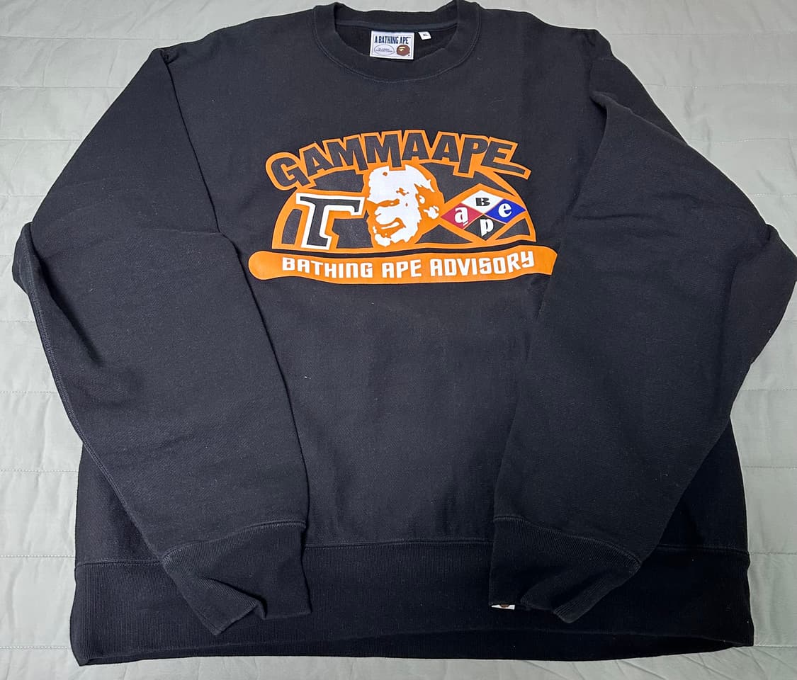 Bape 21AW Gamma Ape Sweatshirts 상품이미지1
