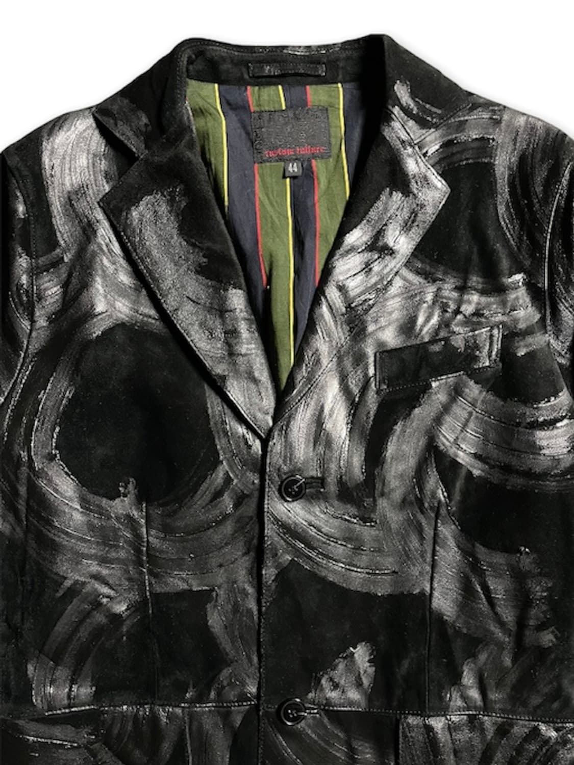 custom culture 스웨이드 레더 믹스 자켓 상품이미지2