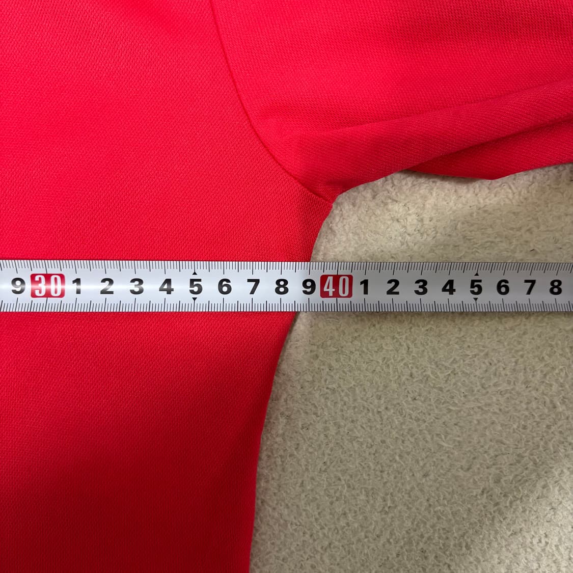 M 나이키골프 레드 드라이핏 긴팔 폴로 셔츠 1205 상품이미지5