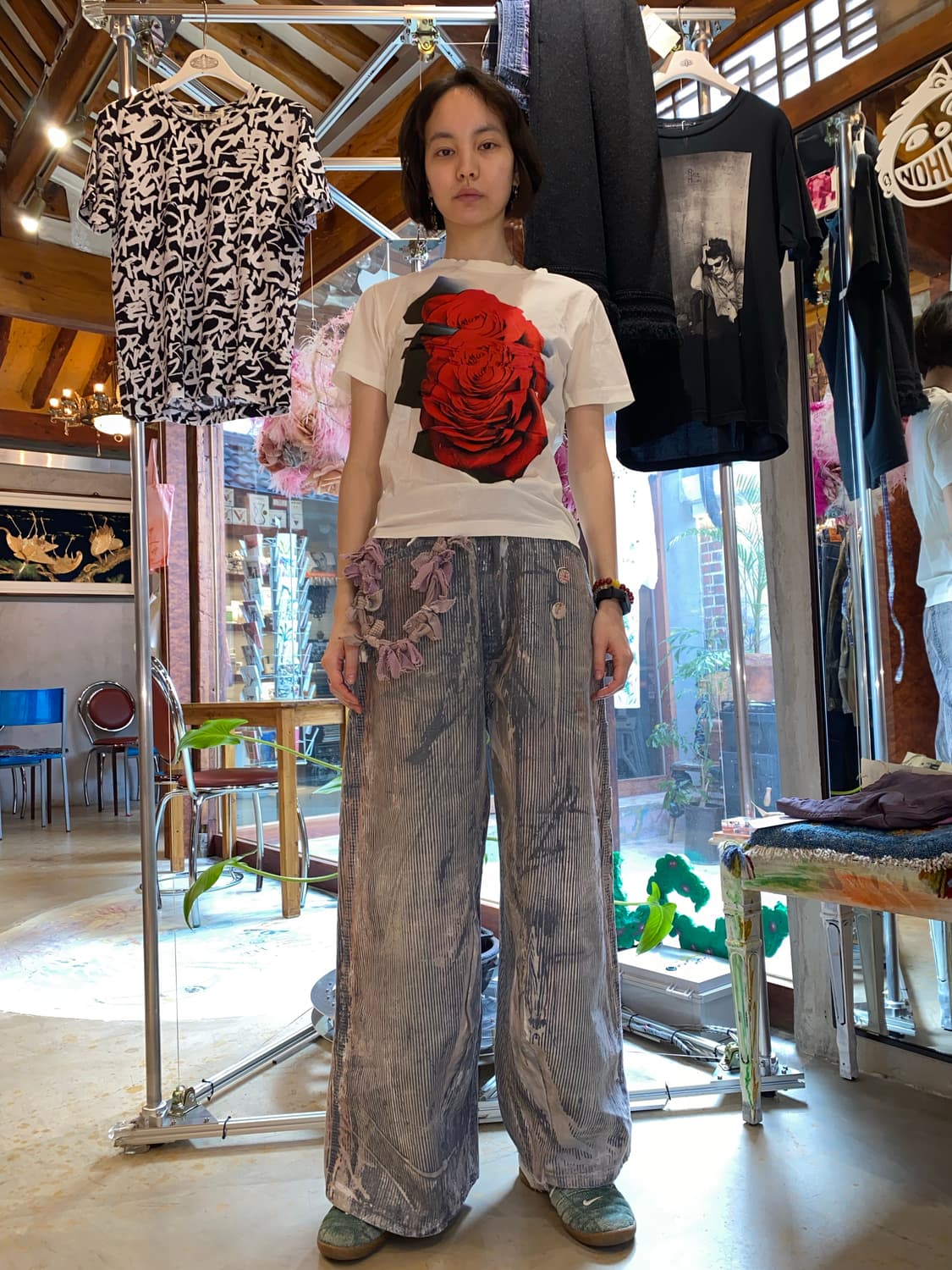 [Paul Smith] 빈티지 Rose Glitched 티셔츠 상품이미지2