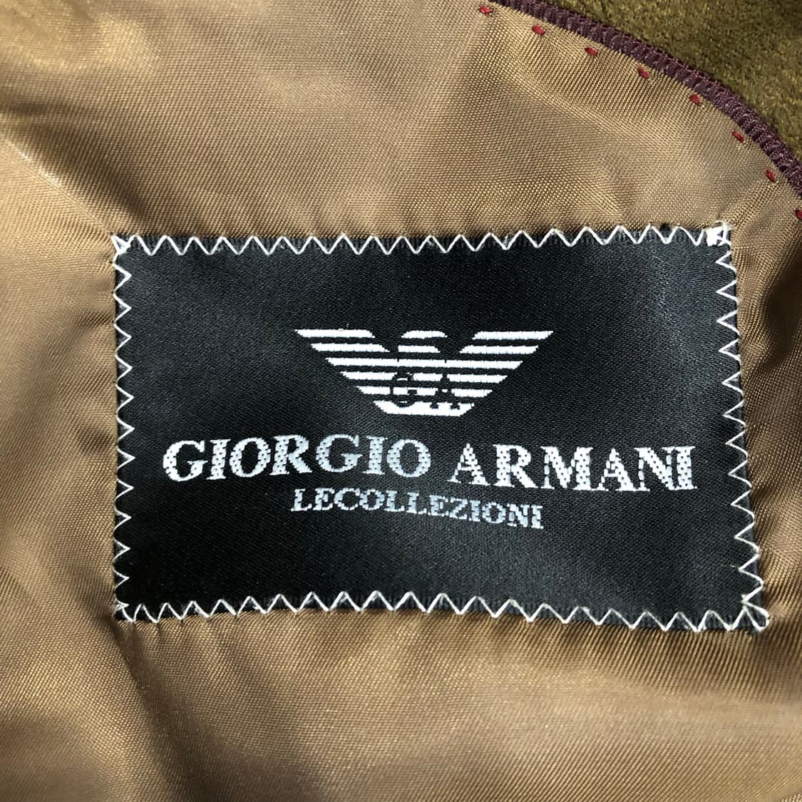 조르지오 아르마니 코듀로이 브라운 블레이저 자켓 상품이미지5