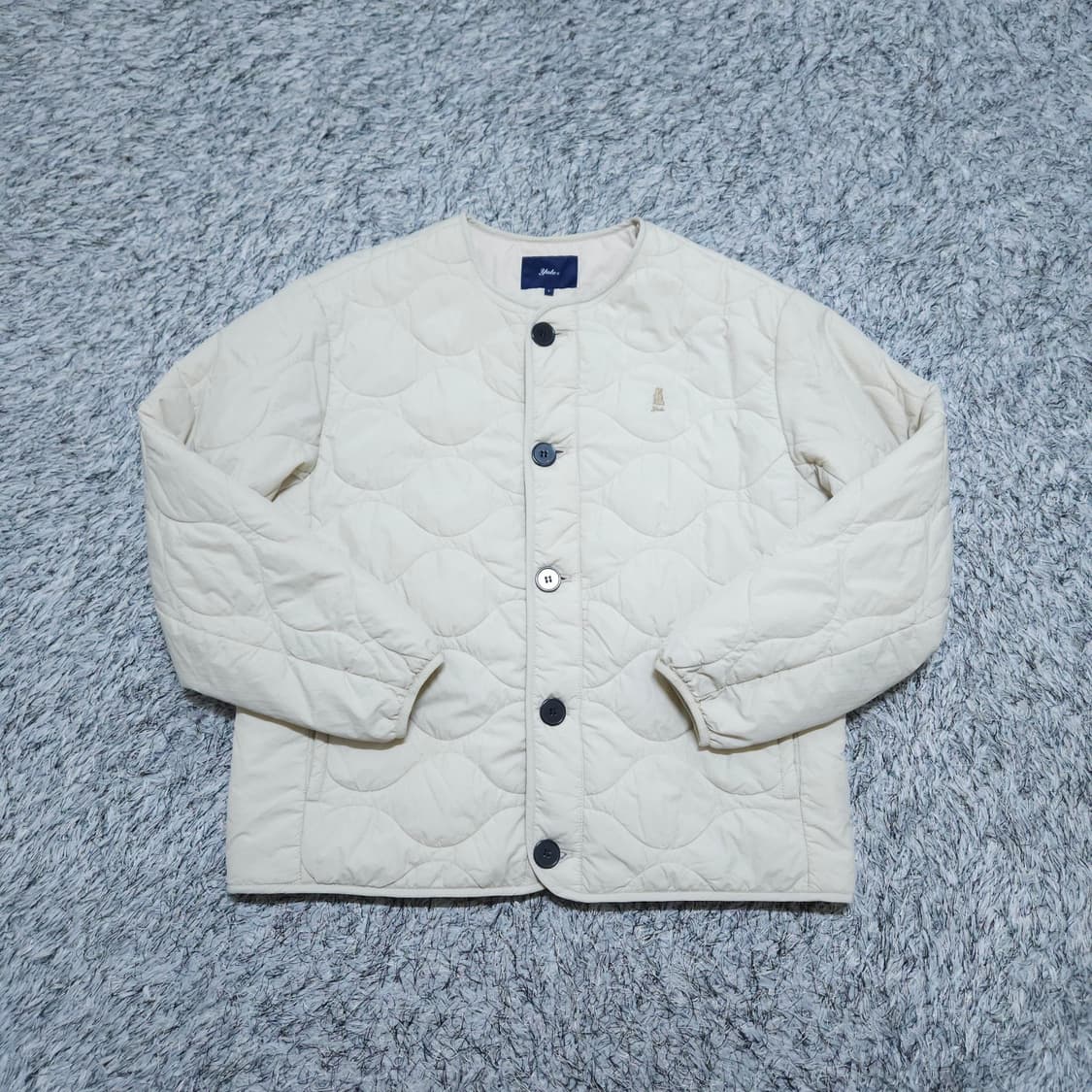 예일yale) L 남자 웜업 퀄팅자켓 아이보리 / 왕눈이샵 상품이미지1