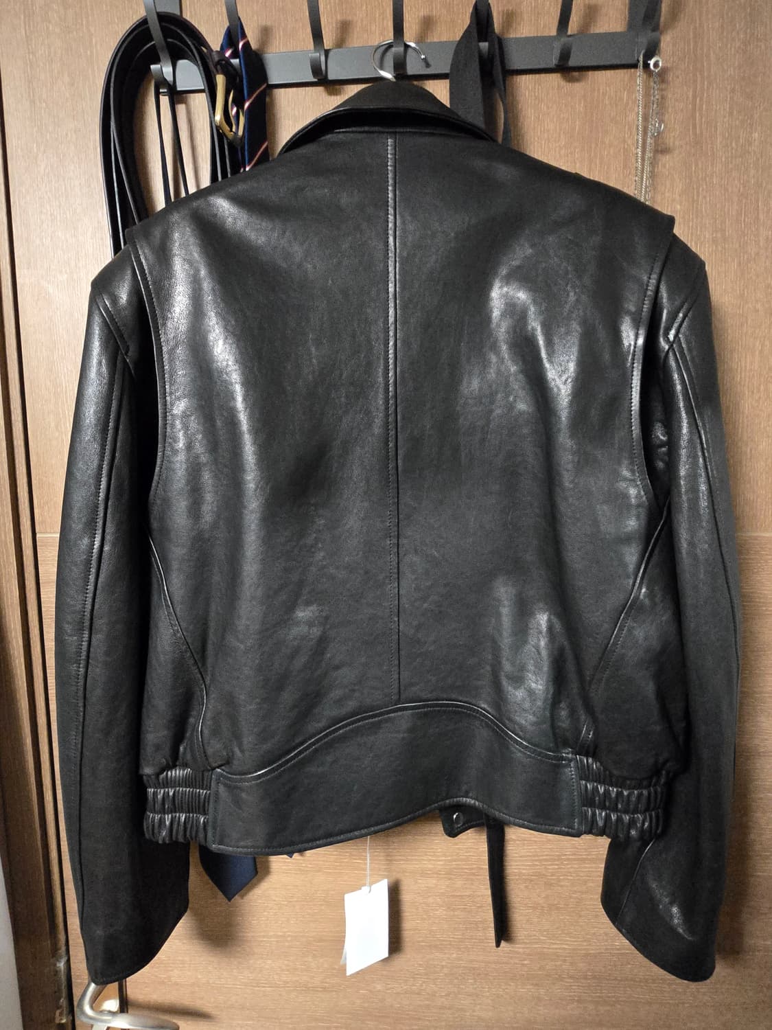 노이스 25ss 클래식 라이더 램스킨 블루종 자켓 상품이미지6