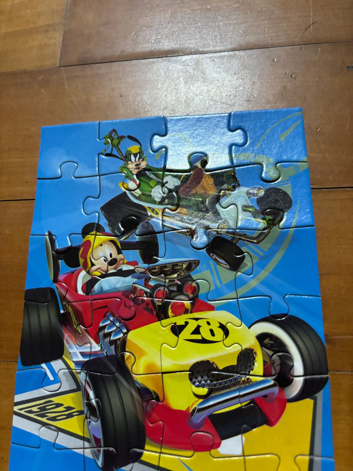 디즈니 미키마우스 레이싱 퍼즐 인테리어 소품 상품이미지2