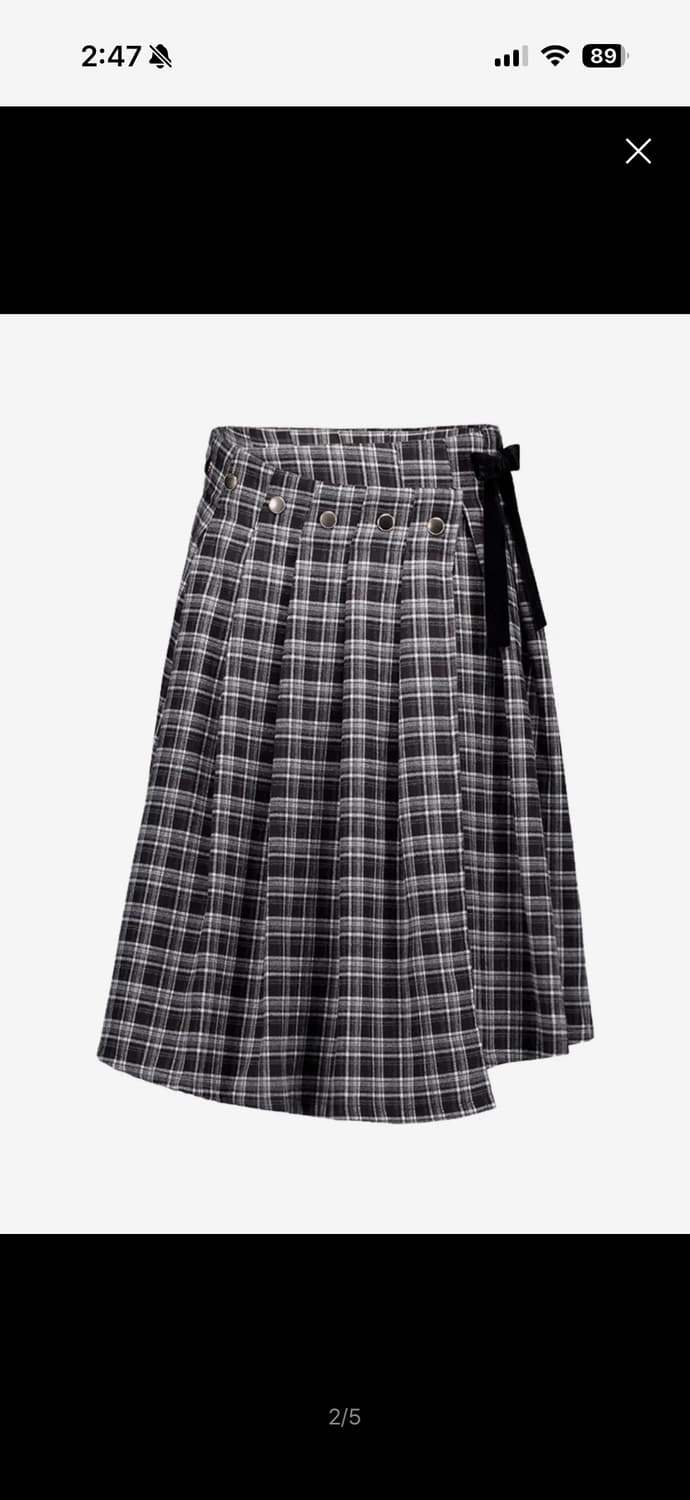 셋업이엑스이 랩스커트 상품이미지3