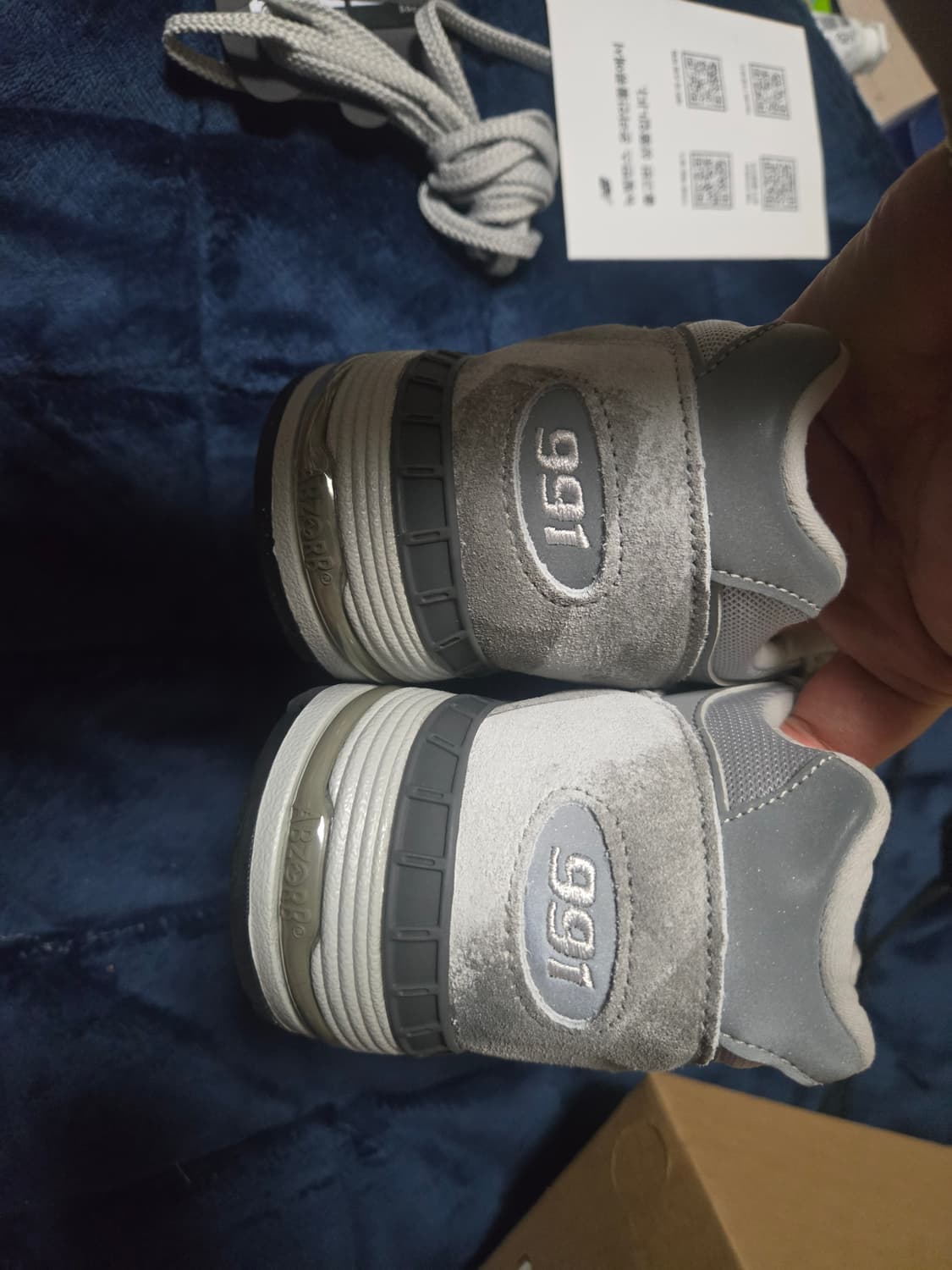 뉴발란스 m991prt 워시드 그레이 팝니다 상품이미지6