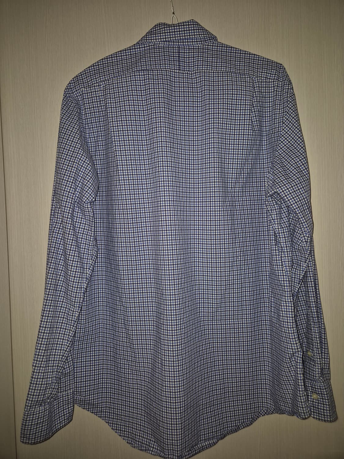 폴로 랄프로렌 체크 블루 셔츠 XL 상품이미지4