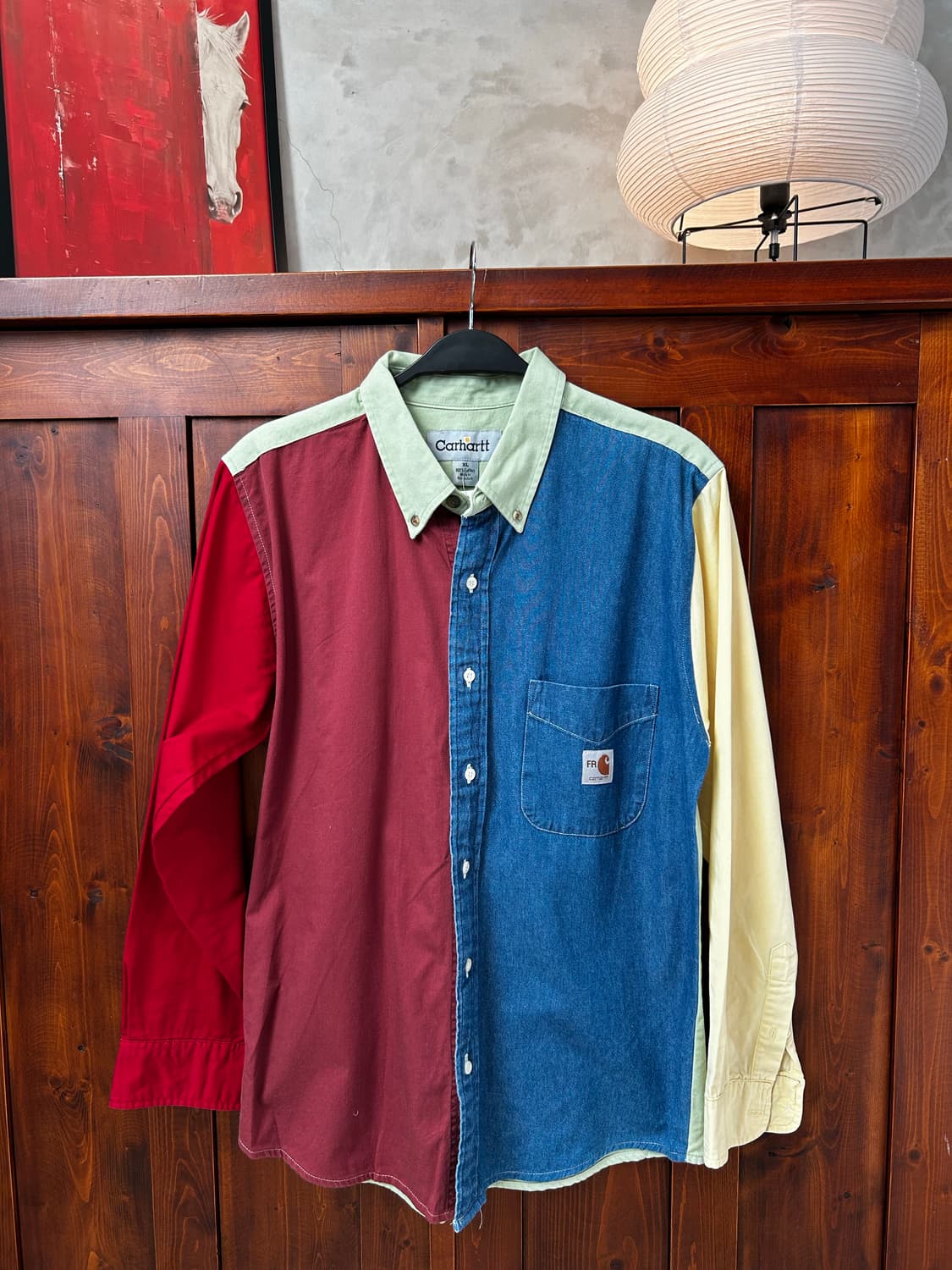칼하트 리메이크 셔츠 멀티 상품이미지1