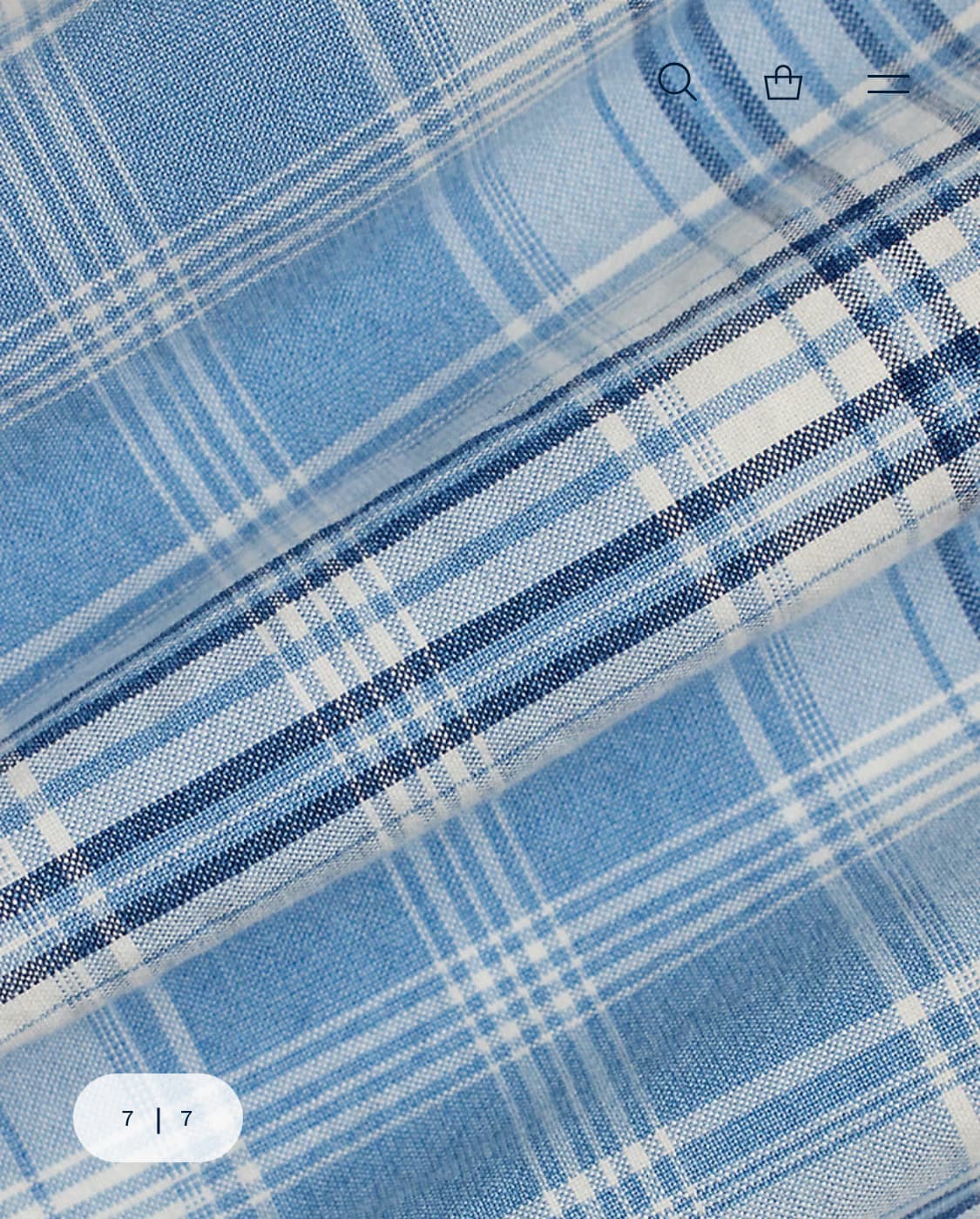 [M] 폴로 랄프로렌 클래식핏 인디고 플래드 캠프 셔츠 상품이미지5