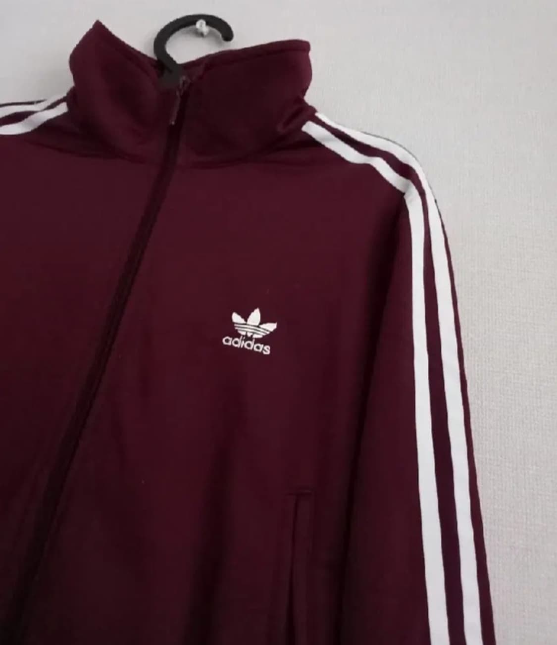 아디다스 파이어버드 IB7406 버건디 트랙탑 저지 져지집업 85/XS 상품이미지2