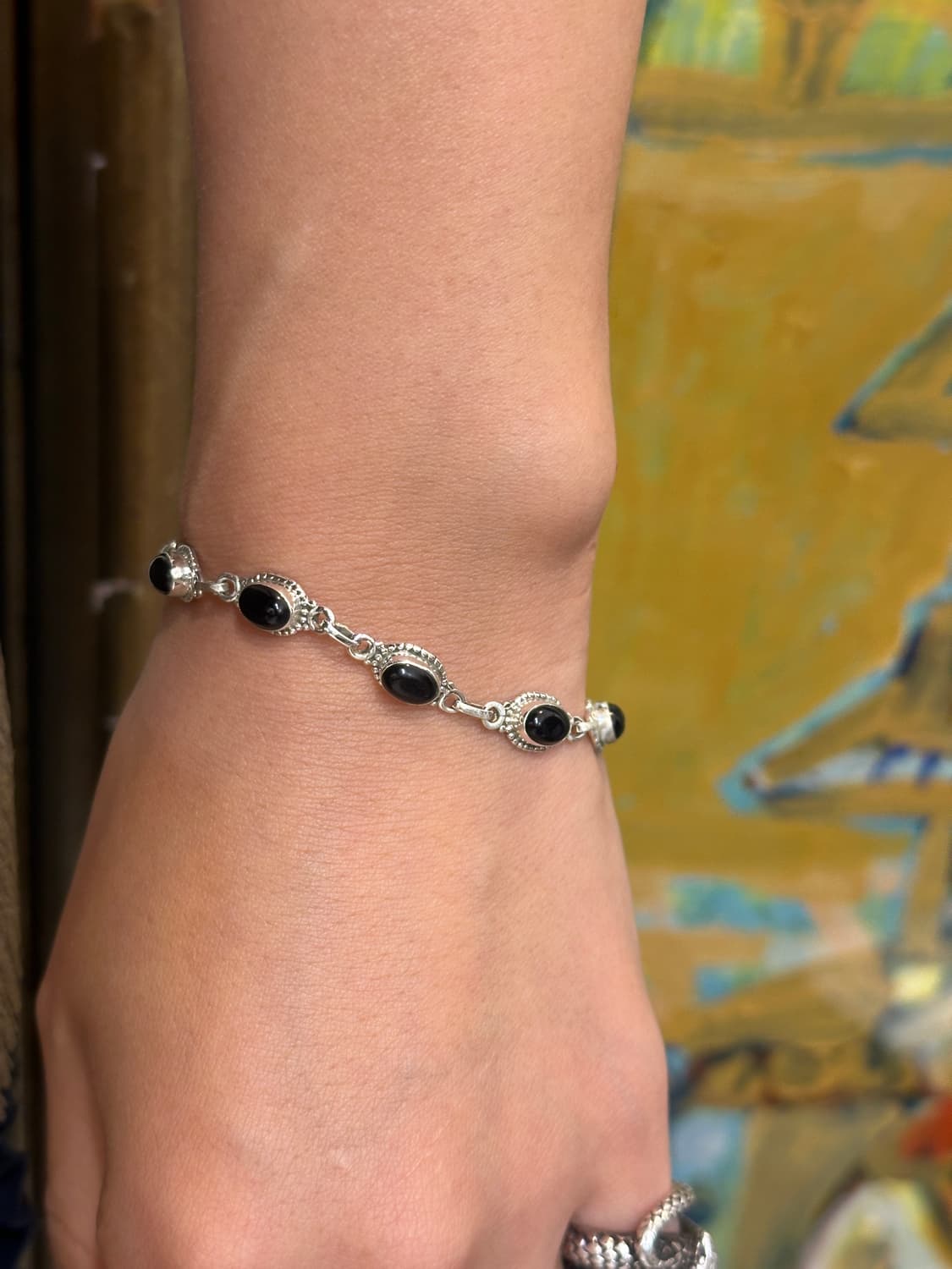 Onyx 925silver bracelet 상품이미지7