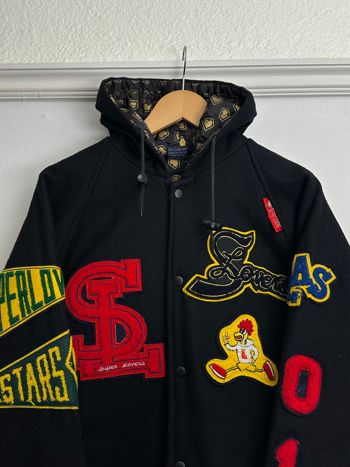 Super Lovers 빅 패치 바시티 자켓 상품이미지9