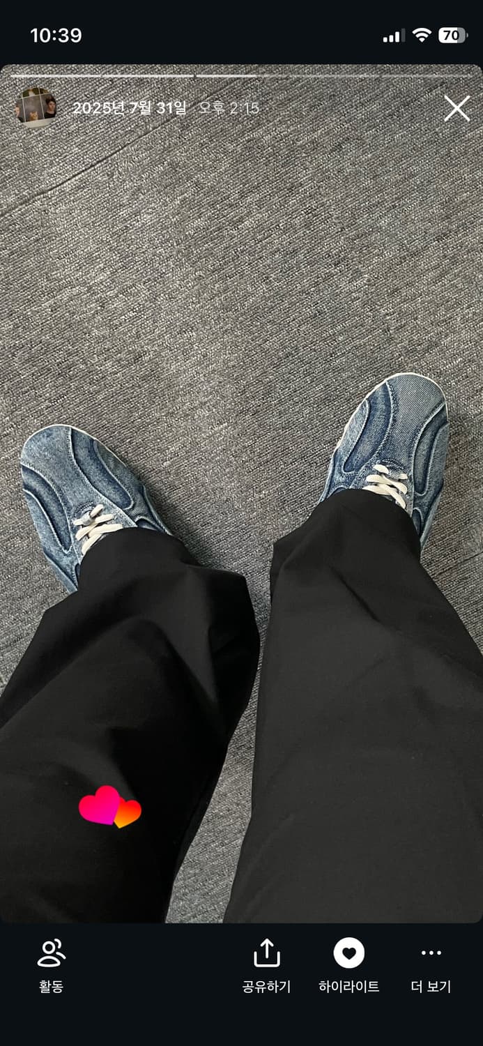 야세 스파이더 워싱 스니커즈 데님 280 상품이미지8