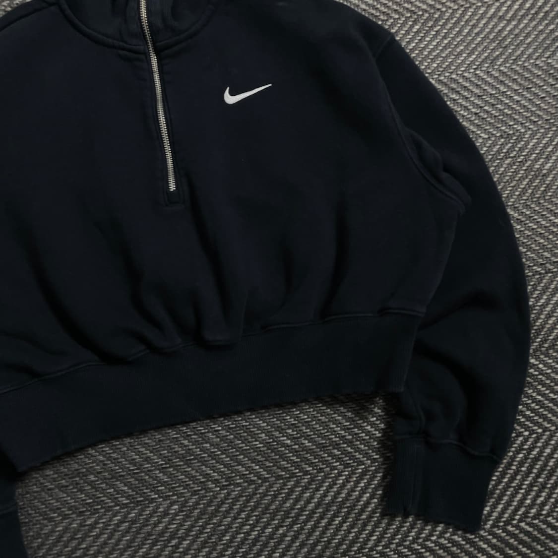 나이키 우먼스 크롭 하프집업 스웻 셔츠 y 4435 상품이미지3