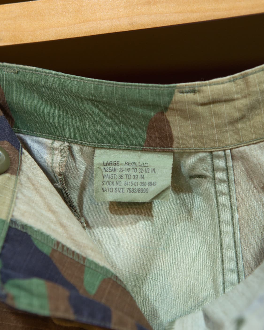 90s 우드랜드 카모 BDU 팬츠 상품이미지5