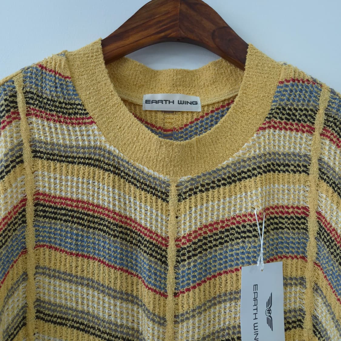 EARTH WING 컬러 스트라이프 니트 상품이미지3