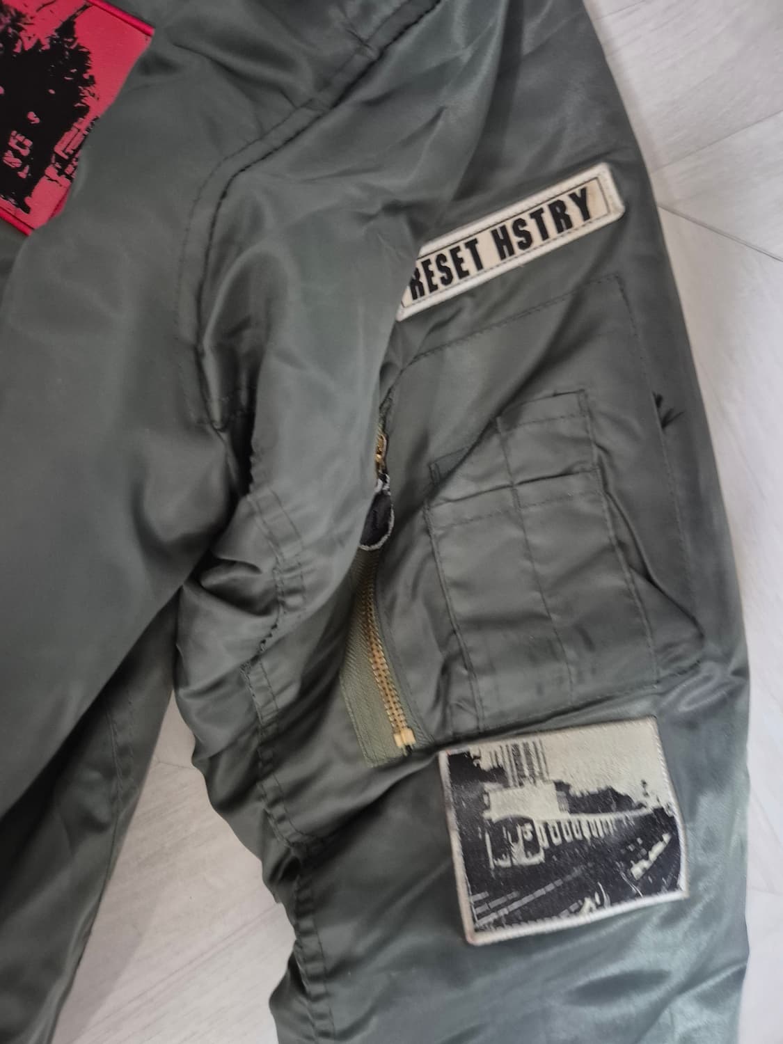 히스토리오브나스 패치 MA-1 로스코 항공자켓 상품이미지4