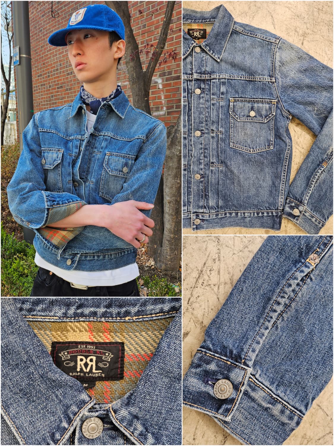 Double RL_ Denim Trucker Jacket 상품이미지2