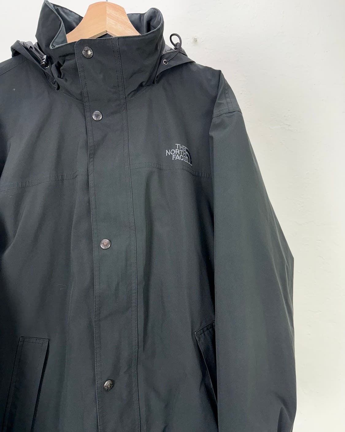 노스페이스 00s 블랙 고어텍스 후디 윈드 브레이커 자켓 상품이미지3