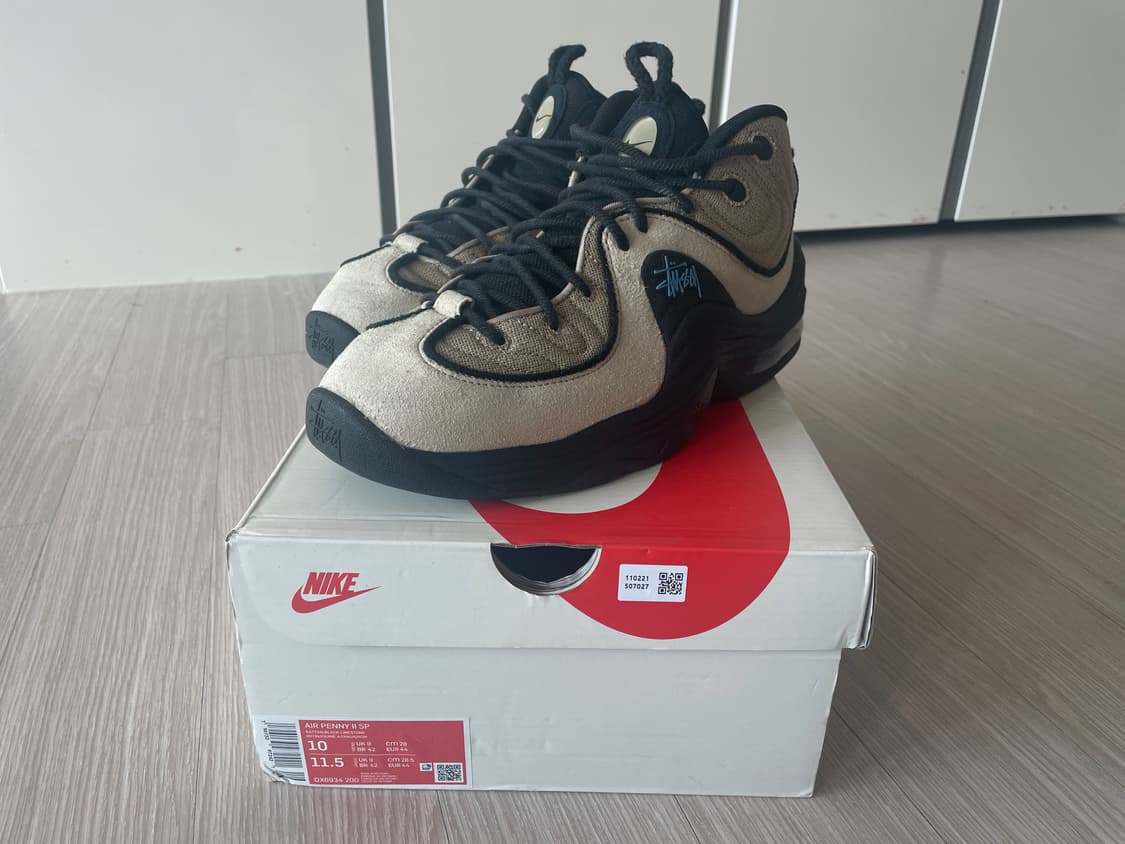 (280) 나이키x스투시 에어페니2 라탄앤라임스톤 상품이미지2