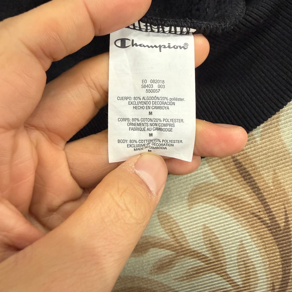 (M)챔피언 x 팀버랜드 쉐르파 후드티셔츠(블랙) 상품이미지3